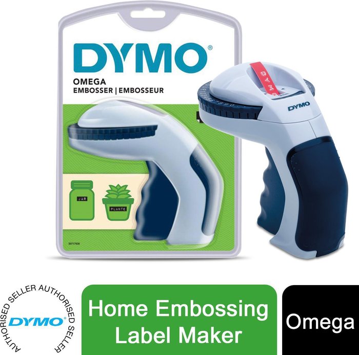 The Range | Dymo Dymo Omega Soft-Grip Home Embossing Label Maker - Label Maker Black 9mm Tape Dymo Dymo Omega Soft-Grip Home Embossing Label Maker - Label Maker Black 9mm Tape