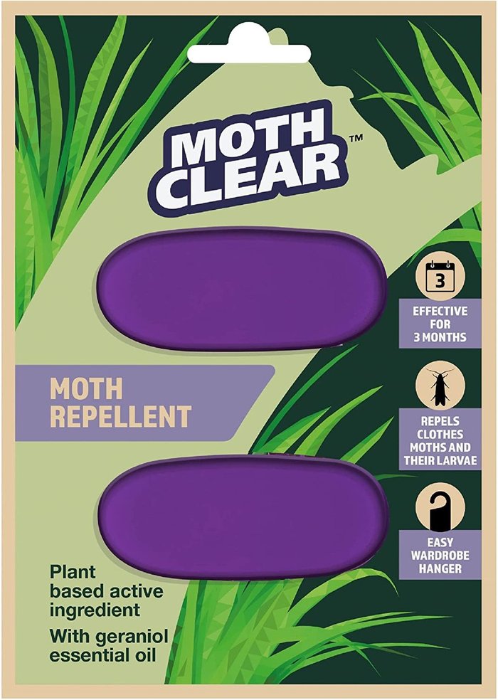 The Range | Clear Moth Clear Wardrobe Moth Repellent - Purple Clear Moth Clear Wardrobe Moth Repellent - Purple