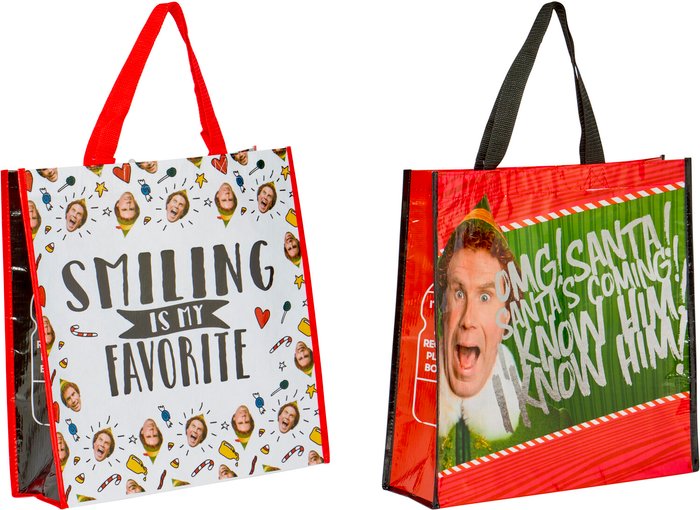 The Range | Elf Elf Christmas Shopper Bag Elf Elf Christmas Shopper Bag