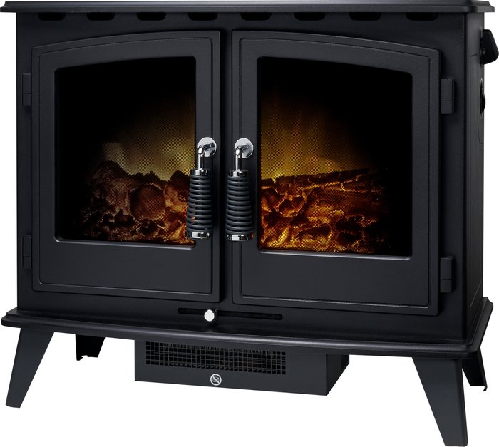 The Range | Adam Adam Fires 13369 Log Effect Electric Stove - Black Adam Adam Fires 13369 Log Effect Electric Stove - Black