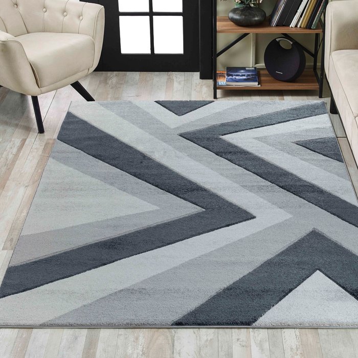 The Range | Serdim Rugs Serdim Rugs Valencia Zig Zag Design Rugs 60 x 110cm Black Serdim Rugs Serdim Rugs Valencia Zig Zag Design Rugs 60 x 110cm Black