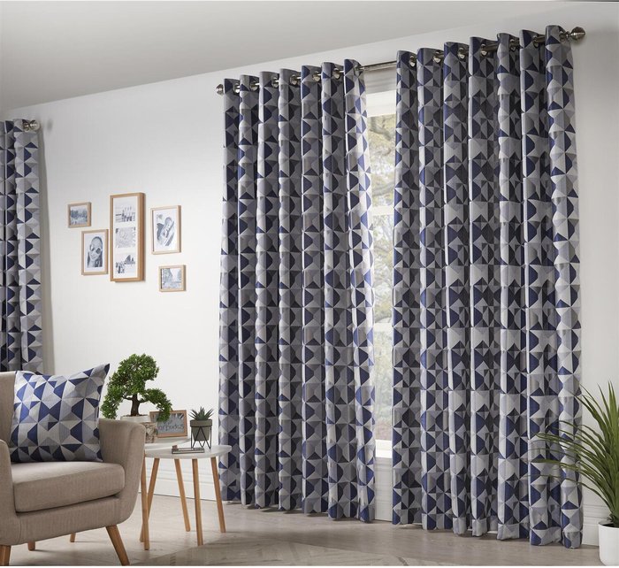 The Range | Livinluxury Ome Eyelet Ring Top Curtains - Silver / 167cm / 228cm Livinluxury Ome Eyelet Ring Top Curtains - Silver / 167cm / 228cm