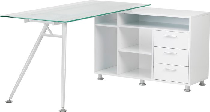 The Range | Alphason Augusta Desk White Alphason Augusta Desk White