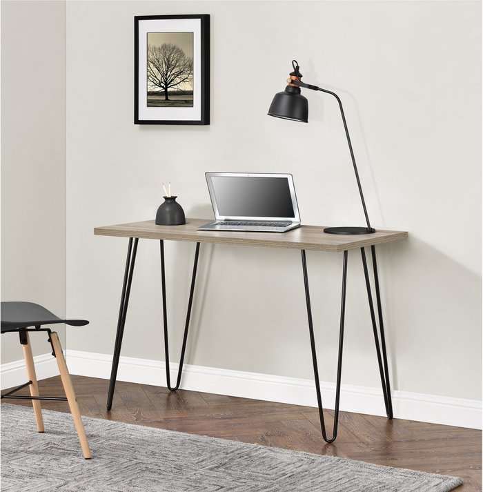 The Range | Solstice Solstice Narvi Retro Desk - Rustic Oak Solstice Solstice Narvi Retro Desk - Rustic Oak