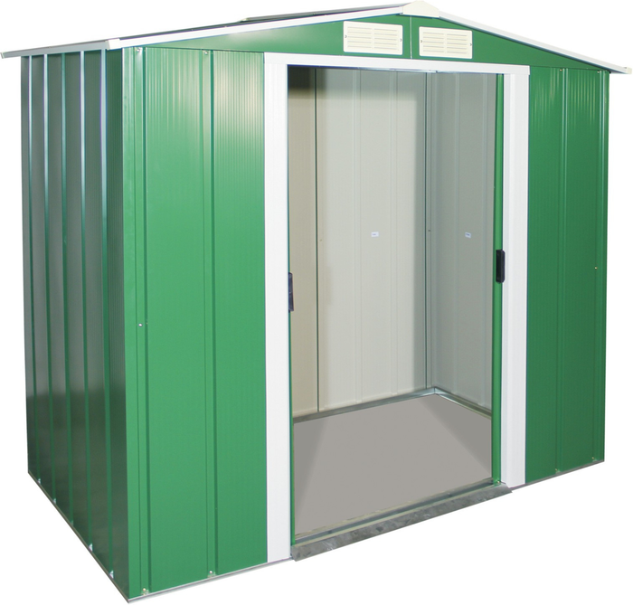The Range | Sapphire Sapphire Apex Metal Shed - Green / 122cm Sapphire Sapphire Apex Metal Shed - Green / 122cm