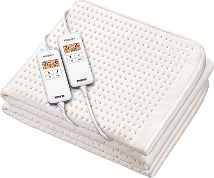 The Range | Beurer Smart Konnect Double Heated Blanket Dual Control 137x190cm - White Beurer Smart Konnect Double Heated Blanket Dual Control 137x190cm - White
