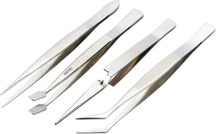 The Range | Draper Draper 4 Piece Precision Tweezer Set Draper Draper 4 Piece Precision Tweezer Set