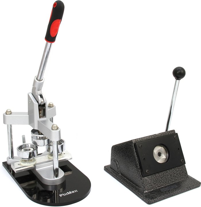 The Range | PixMax PixMax 37mm Badge Press And Cutter - White PixMax PixMax 37mm Badge Press And Cutter - White