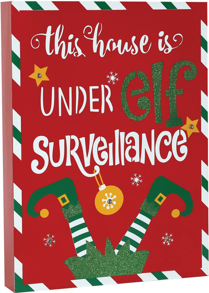 The Range | A Christmas Tale Under Elf Surveillance LED Sign A Christmas Tale Under Elf Surveillance LED Sign