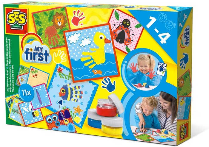 The Range | SES CREATIVE SES CREATIVE Children's My First Work of Art Set - White / Yellow SES CREATIVE SES CREATIVE Children's My First Work of Art Set - White / Yellow