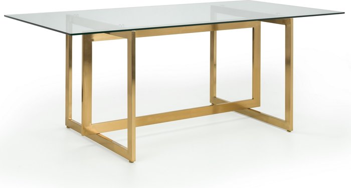 The Range | Julian Bowen Minori Dining Table - Gold Julian Bowen Minori Dining Table - Gold