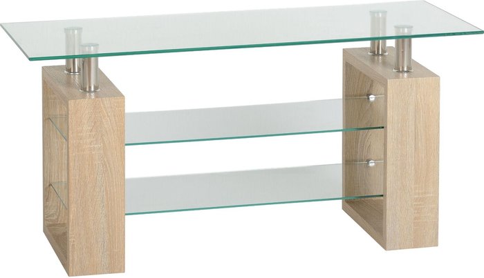 The Range | MILAN Milan TV Unit - Charcoal Glass - Sonoma Oak MILAN Milan TV Unit - Charcoal Glass - Sonoma Oak