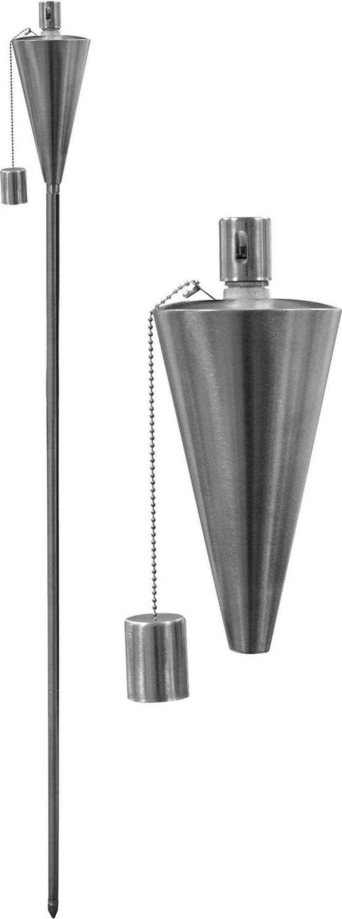 The Range | Harbour Housewares Harbour Housewares Metal Garden Torch - Cone - Silver - Grey Harbour Housewares Harbour Housewares Metal Garden Torch - Cone - Silver - Grey