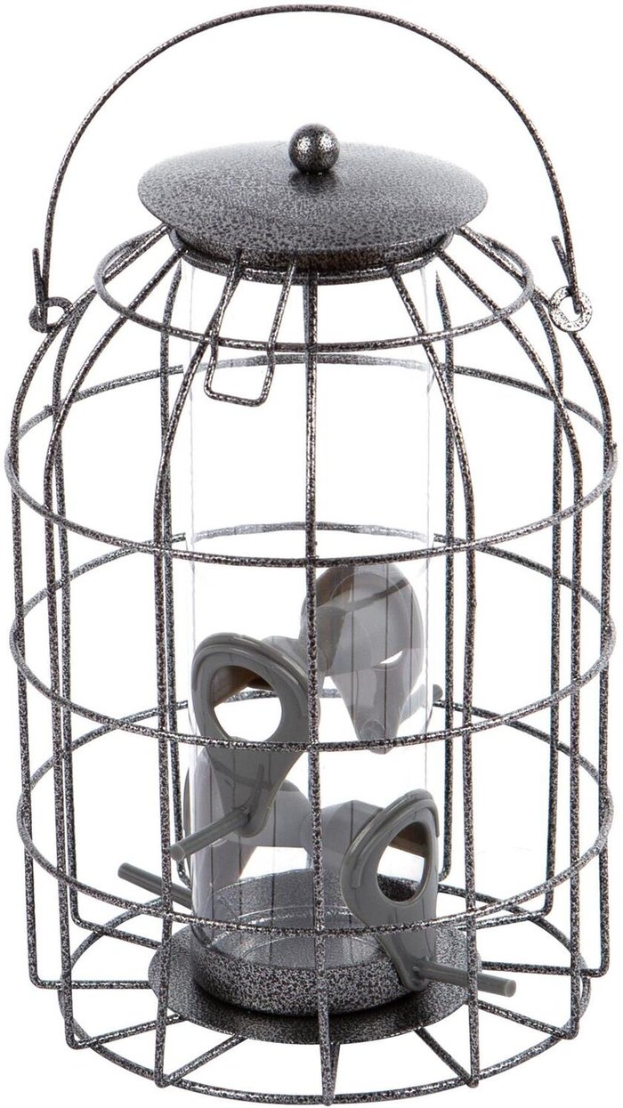 The Range | Redwood Squirrel Proof Metal Seed Bird Feeder Grey - Grey Redwood Squirrel Proof Metal Seed Bird Feeder Grey - Grey