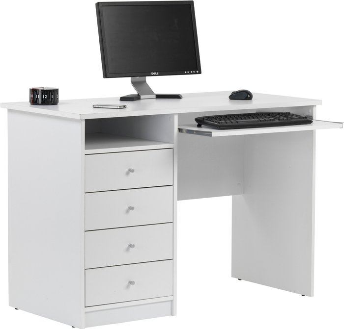 The Range | Alphason Marymount Desk White Alphason Marymount Desk White
