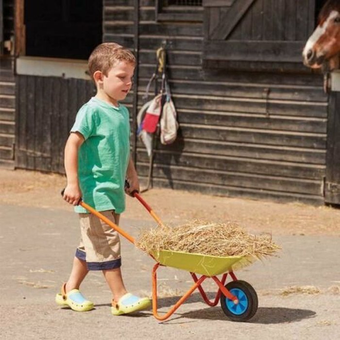 The Range | Garden Mile Kids Gardening Wheelbarrow - Green Garden Mile Kids Gardening Wheelbarrow - Green