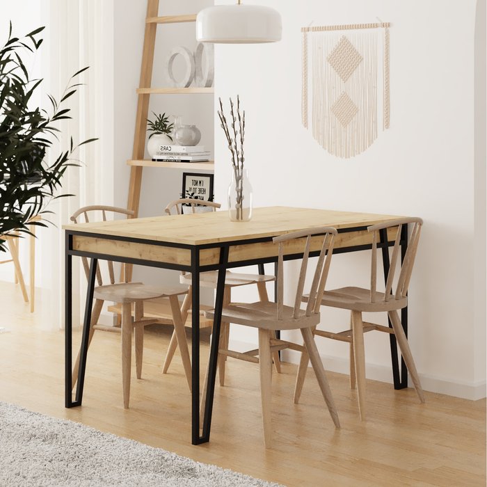 The Range | Decortie Pal Modern Dining Table - Oak Decortie Pal Modern Dining Table - Oak