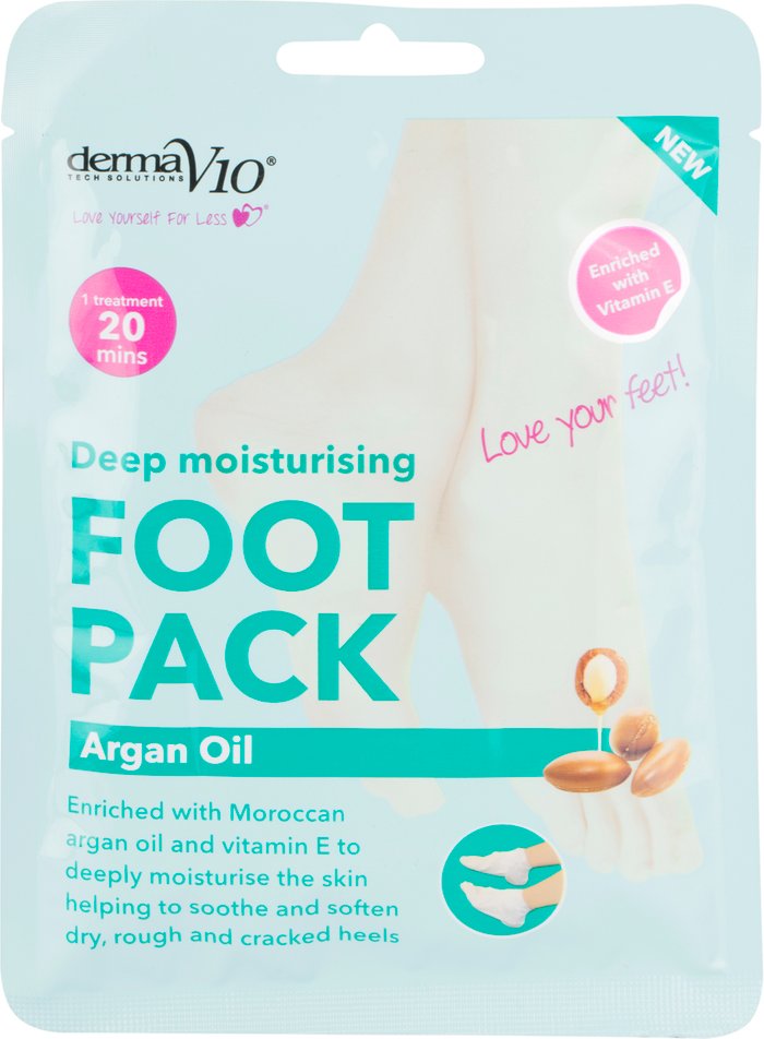 The Range | DermaV10 Derma V10 Argan Oil Foot Pack DermaV10 Derma V10 Argan Oil Foot Pack
