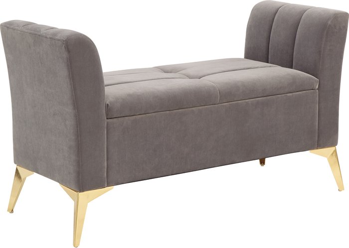 The Range | GFW Pettine Ottoman Storage Bench - Grey GFW Pettine Ottoman Storage Bench - Grey