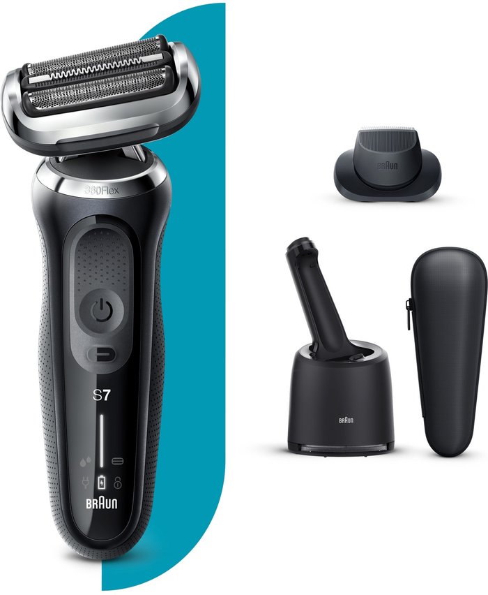 The Range | Braun BRAUN Series 7 70-N7200cc Wet & Dry Foil Shaver - Black Braun BRAUN Series 7 70-N7200cc Wet & Dry Foil Shaver - Black