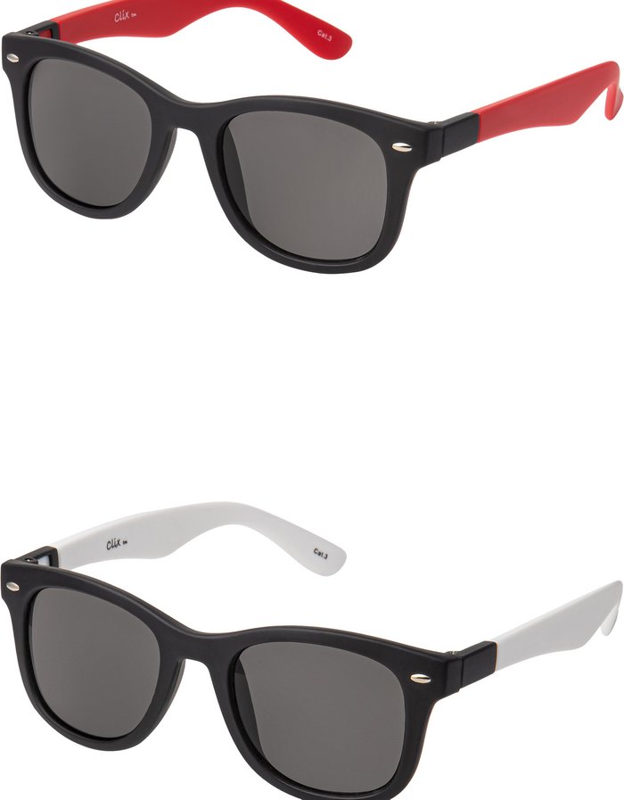 The Range | Ultra Clix Adults Classic Sunglasses with Changeable Arms - White Ultra Clix Adults Classic Sunglasses with Changeable Arms - White