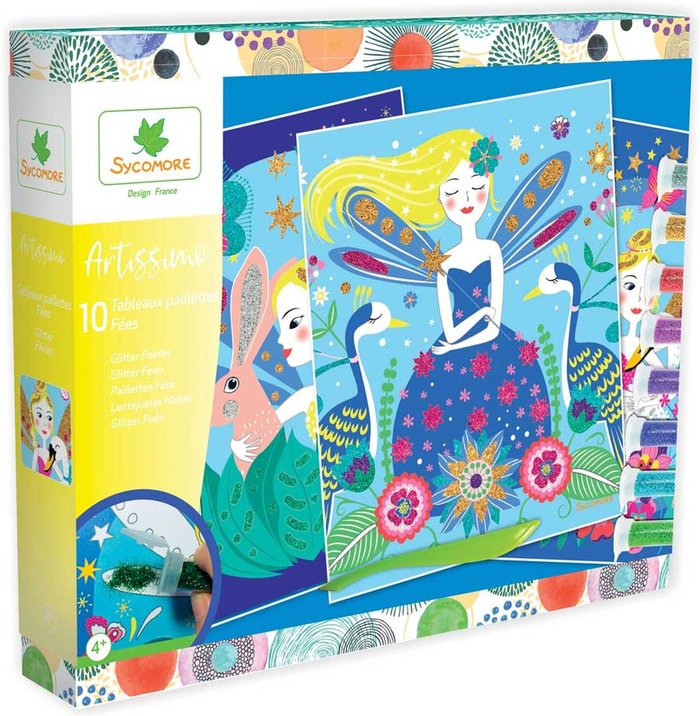 The Range | SYCOMORE SYCOMORE Artissimo Children's Glitter Boards Fairy's - White SYCOMORE SYCOMORE Artissimo Children's Glitter Boards Fairy's - White