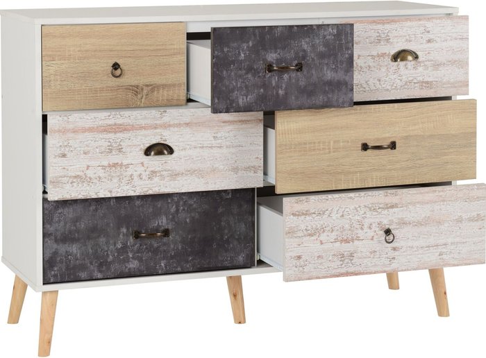 The Range | Seconique Nordic Merchant Chest - White Seconique Nordic Merchant Chest - White