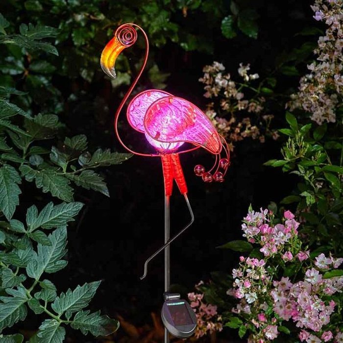 The Range | Garden Greatness Solar Powered Flamingo Stake Light - Pink Garden Greatness Solar Powered Flamingo Stake Light - Pink