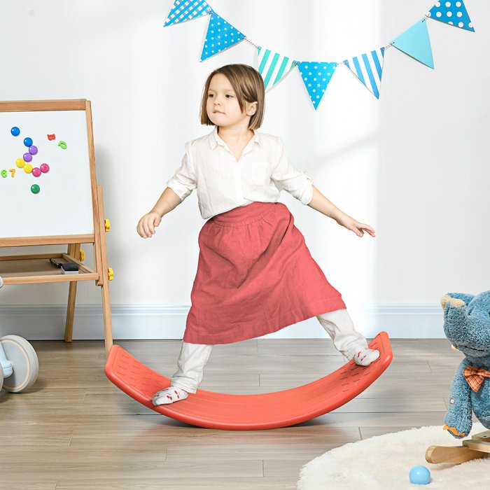 The Range | ZONEKIZ Balance Board Kids Wobble Board, for 3-6 Years - Red ZONEKIZ Balance Board Kids Wobble Board, for 3-6 Years - Red