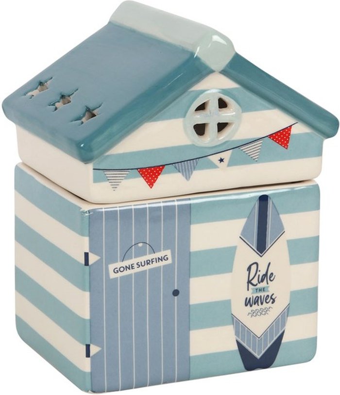 The Range | Gloriously Good Beach Oil and Wax Melt Burner - Blue Gloriously Good Beach Oil and Wax Melt Burner - Blue