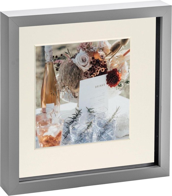The Range | Nicola Spring 3D Box Photo Frame - 10x10 Nicola Spring 3D Box Photo Frame - 10x10