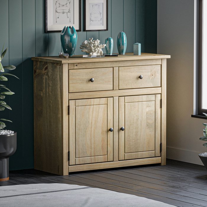 The Range | Panama 2 Door 2 Drawer Sideboard - Pine - Pine Panama 2 Door 2 Drawer Sideboard - Pine - Pine