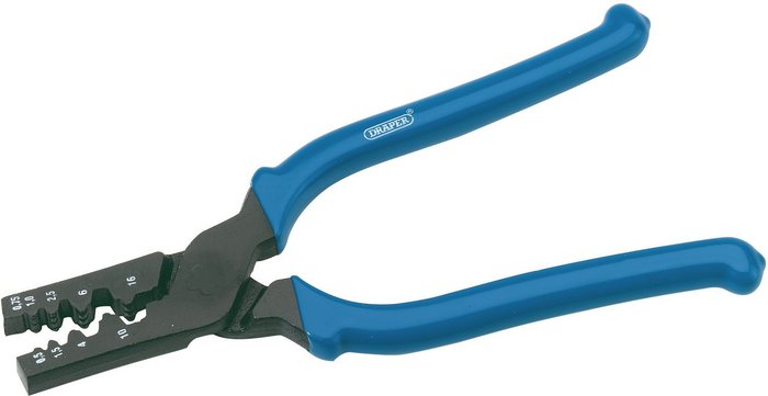 The Range | Draper Draper Expert 9 Way Cable Ferrule Crimping Tool Draper Draper Expert 9 Way Cable Ferrule Crimping Tool