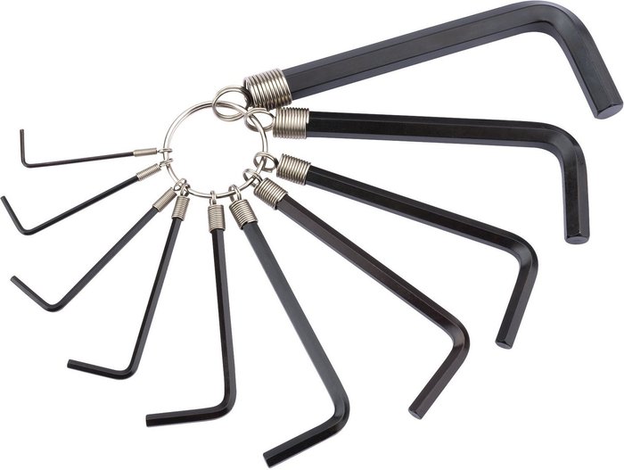 The Range | Draper Draper 10 Piece Hexagon Allen Keyring Set Metric Draper Draper 10 Piece Hexagon Allen Keyring Set Metric