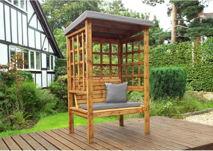 The Range | Charles Taylor Charles Taylor Bramham 2 Seater Arbour - Grey Charles Taylor Charles Taylor Bramham 2 Seater Arbour - Grey