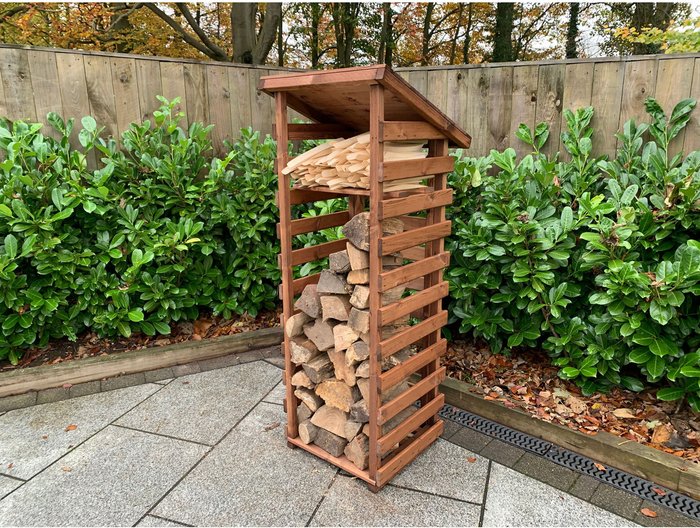 The Range | Charles Taylor Charles Taylor Small Log Store - Brown Charles Taylor Charles Taylor Small Log Store - Brown