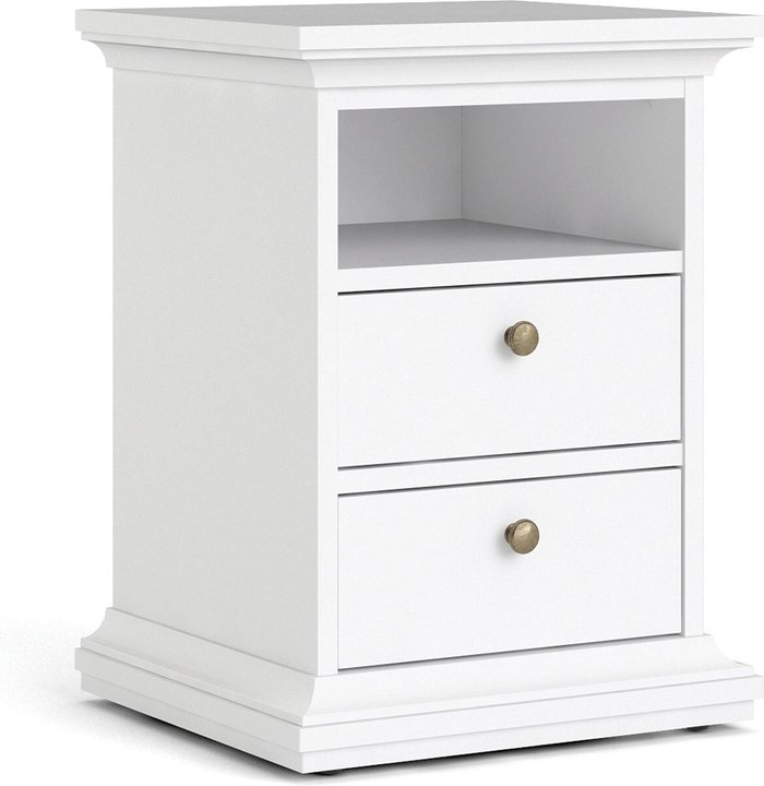 The Range | Furniture To Go Paris 2-Drawer Bedside Table Furniture To Go Paris 2-Drawer Bedside Table