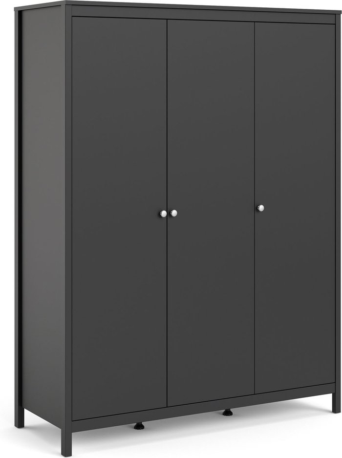 The Range | Furniture To Go Madrid Wardrobe - Black / 3 Furniture To Go Madrid Wardrobe - Black / 3
