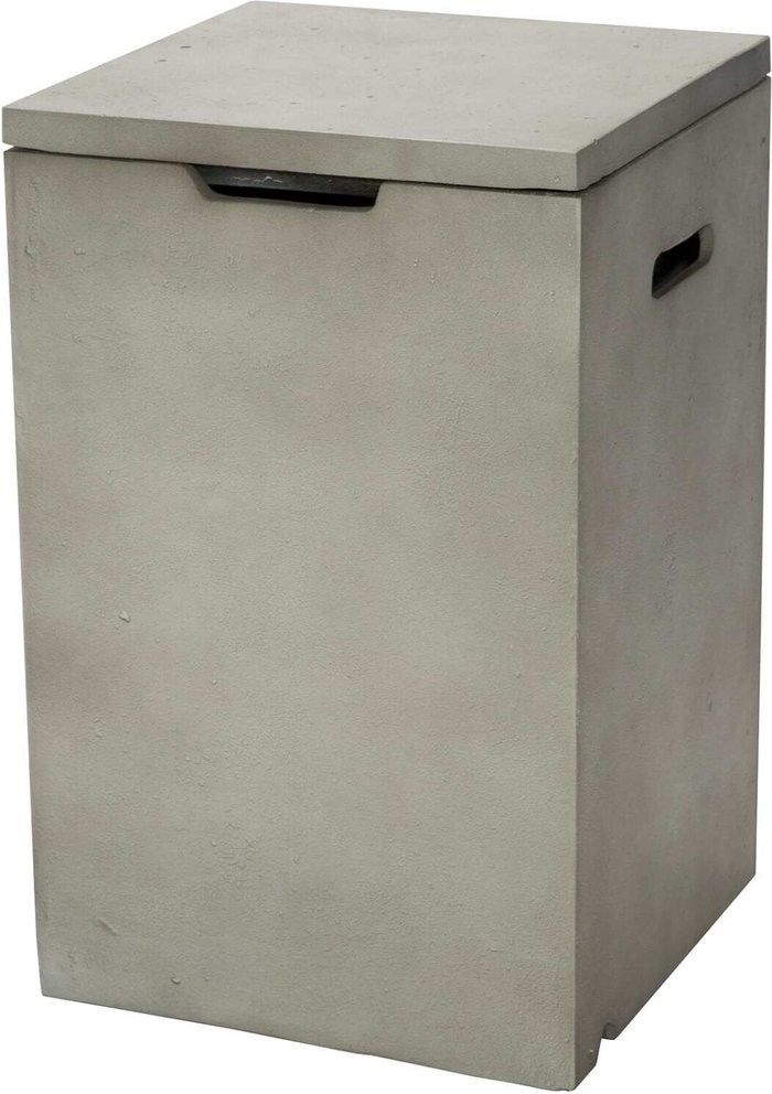 The Range | Teamson Home Teamson Home Outdoor Garden Square Concrete Firepit 13kg Gas Bottle Storage Teamson Home Teamson Home Outdoor Garden Square Concrete Firepit 13kg Gas Bottle Storage