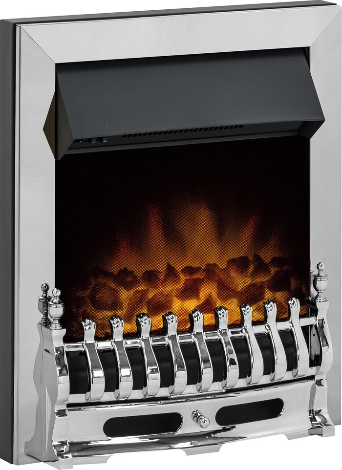 The Range | Adam Adam 2kW Blenheim Electric Fire in Chrome Adam Adam 2kW Blenheim Electric Fire in Chrome