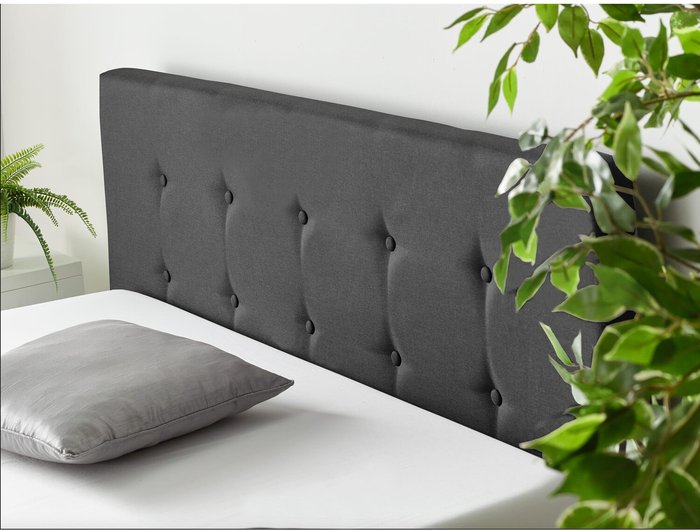 The Range | Aspire Aspire Upholstered Storage Ottoman Bed In Black Linen Super King Aspire Aspire Upholstered Storage Ottoman Bed In Black Linen Super King