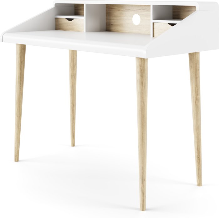 The Range | Alphason ALPHASON Yeovil AW3180 Desk - White & Oak Alphason ALPHASON Yeovil AW3180 Desk - White & Oak