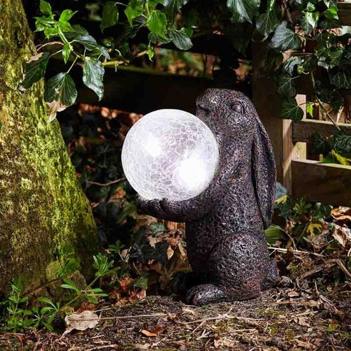 The Range | Garden Greatness Solar Powered Magic Hare Ornament - Bronze Garden Greatness Solar Powered Magic Hare Ornament - Bronze