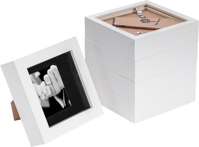 The Range | Nicola Spring 3D Box Photo Frame - 4x4 Nicola Spring 3D Box Photo Frame - 4x4