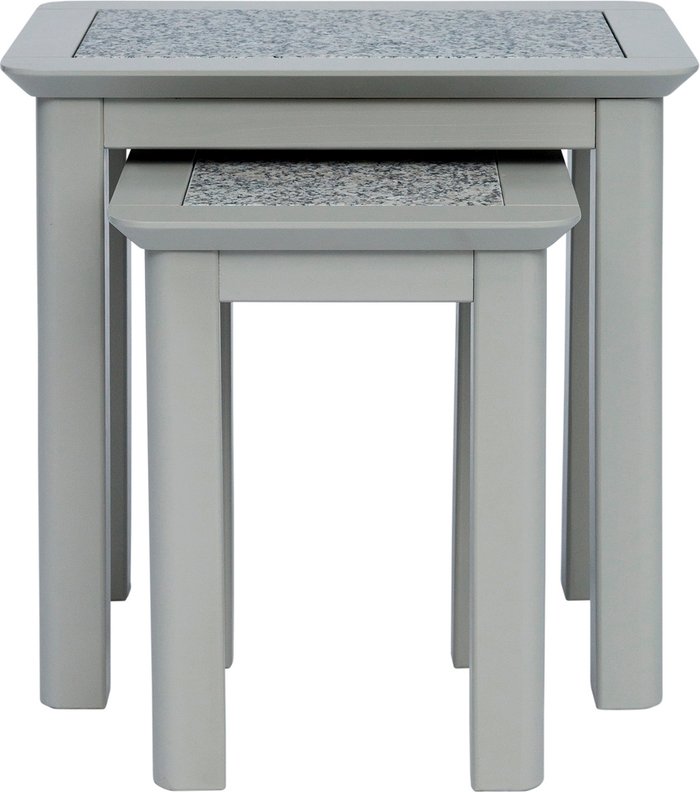 The Range | Core Products Core Products Perth Nest Of 2 Tables With Stone Top Grey Core Products Core Products Perth Nest Of 2 Tables With Stone Top Grey