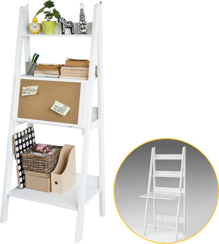 The Range | SoBuy SoBuy Ladder Shelf Storage Display Shelving - White SoBuy SoBuy Ladder Shelf Storage Display Shelving - White