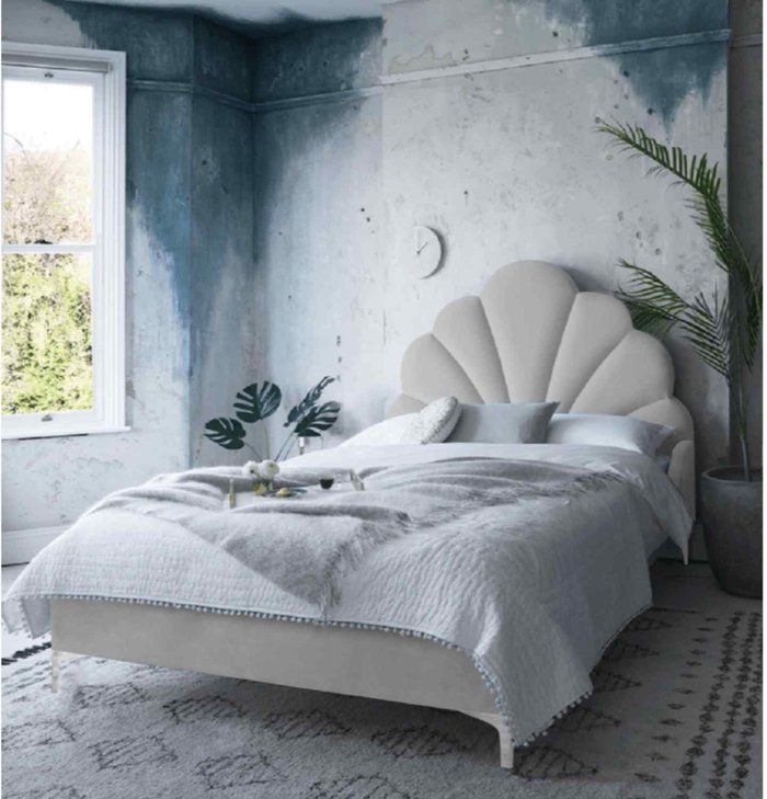 The Range | Hendo Bed Super King Plush Velvet Silver Hendo Bed Super King Plush Velvet Silver