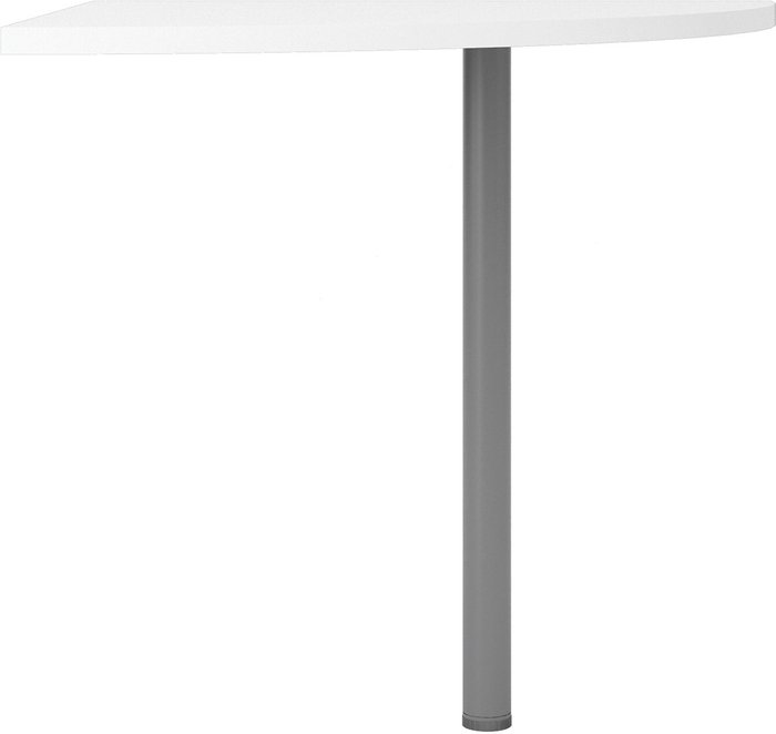 The Range | Prima Prima Corner Desk Top In White With White Legs Prima Prima Corner Desk Top In White With White Legs