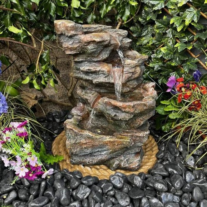 The Range | Tranquility Water Features Dacite Mains Powered Water Feature - Grey Tranquility Water Features Dacite Mains Powered Water Feature - Grey