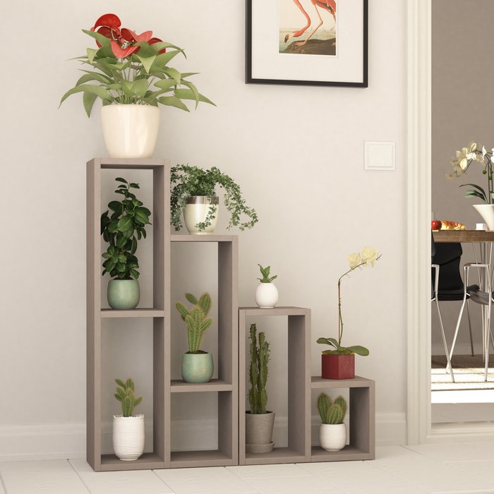 The Range | Decortie Sule Modern Plantstand Multipurpose - Mocha Grey Decortie Sule Modern Plantstand Multipurpose - Mocha Grey